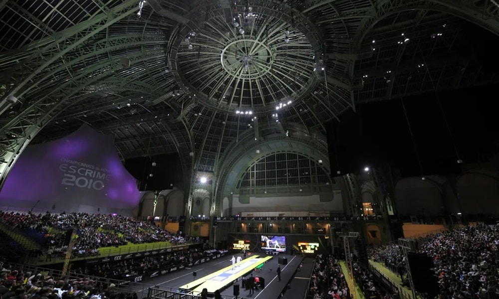 Guia olímpico da esgrima. Grand Palais, local de disputa da esgrima nos Jogos Olímpicos de Paris 2024, onde Nathalie Moellhausen já foi medalhista mundial