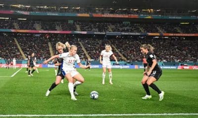 Jogadora da Noruega marcada por atleta da Nova Zelândia na Copa do Mundo Feminina ao vivo