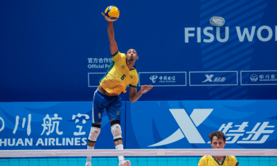 Pedro Henrique Silva vôlei masculino Brasil e Alemanha Jogos Mundiais Universitários de Chengdu