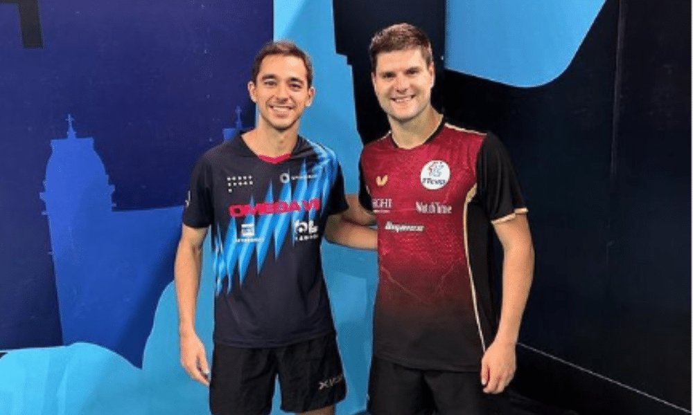 Cabeças de chave no Contender Rio-2023: Hugo Calderano e Dimitrij Ovtcharov