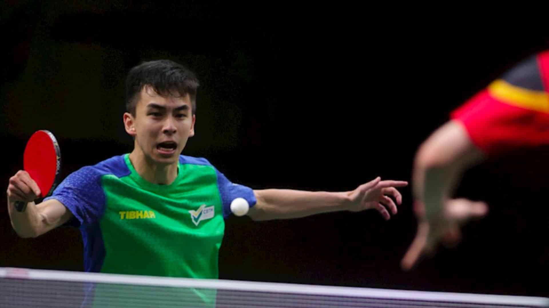 Vitor Ishiy se classificou para as oitavas de final no WTT Contender de Lima de Tênis de Mesa (Foto: Divulgação/WTT)