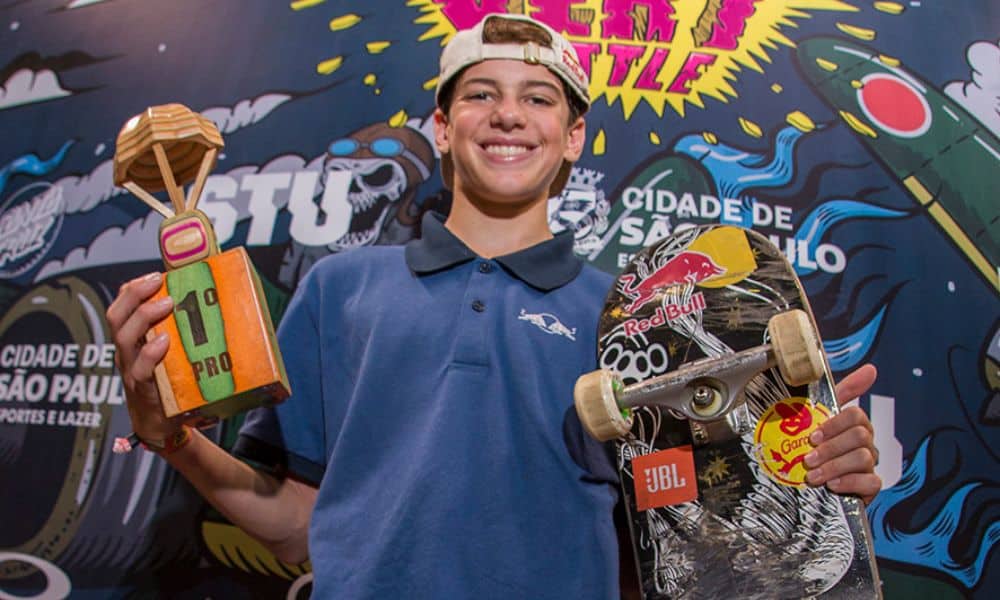 Brasileiro Gui Khury, campeão do Vert Battle de 2023 (Eduardo Braz/Divulgação)
