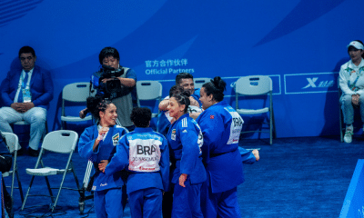 Brasil conquista medalha de bronze na disputa por equipes femininas do judô nos Jogos Mundiais Universitários de Chengdu
