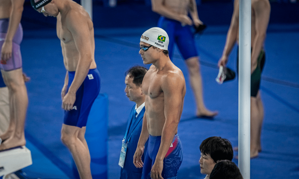 Vinicius Assunção nos Jogos Mundiais Universitários de Chengdu natação