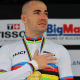 Henrique Avancini no pódio do Campeonato Mundial de ciclismo mountain bike