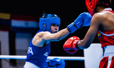 Caroline Almeida, Naka, lutou no primeiro dia do Campeonato Brasileiro Elite de boxe