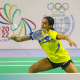 Juliana Vieira no Campeonato Mundial de badminton