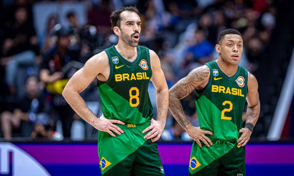 Benite e Yago Seleção Brasileira de basquete masculino