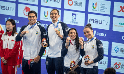 Brasil no revezamento misto da natação nos Jogos Mundiais Universitários de Chengdu