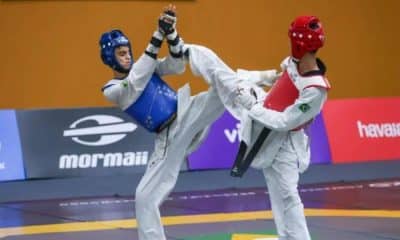 Brasileiro Yago Vasconcelos, medalhista de ouro no Aberto da Argentina de taekwondo (Reprodução/Instagram/@yago_tkd_bra)