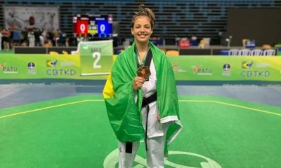 Manuela Lima, lutadora medalhista na President's Cup (Reprodução/Instagram/@manuela.tkd)
