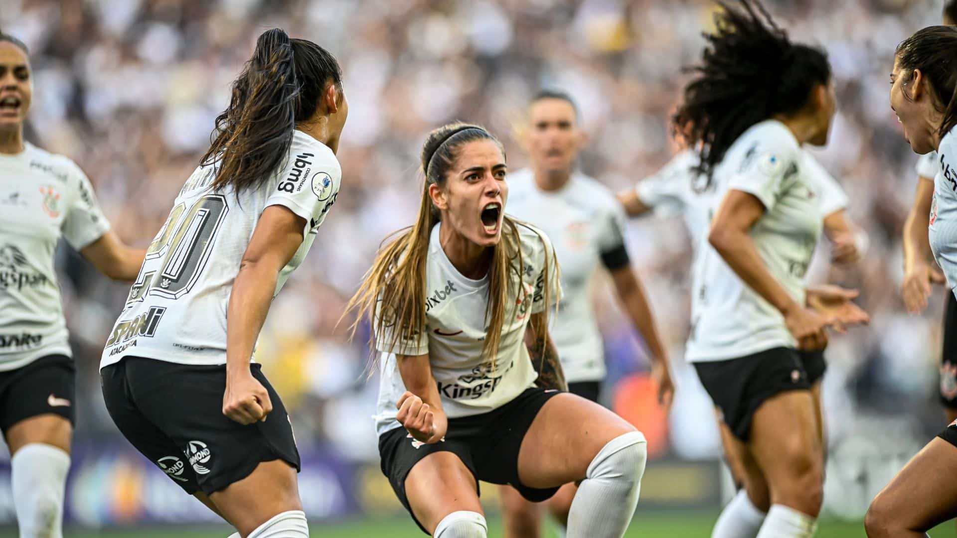 O Corinthians venceu a Ferroviária para se tornar campeão do Brasileiro de futebol feminino (Foto: Nayra Halm / Staff Images Woman / CBF)