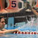 Pedro Sansone dentro da piscina no Mundial Júnior de natação