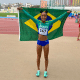 Amanda Miranda da Silva levou o primeiro ouro do Brasil no Ibero-Americano Sub-18 de atletismo