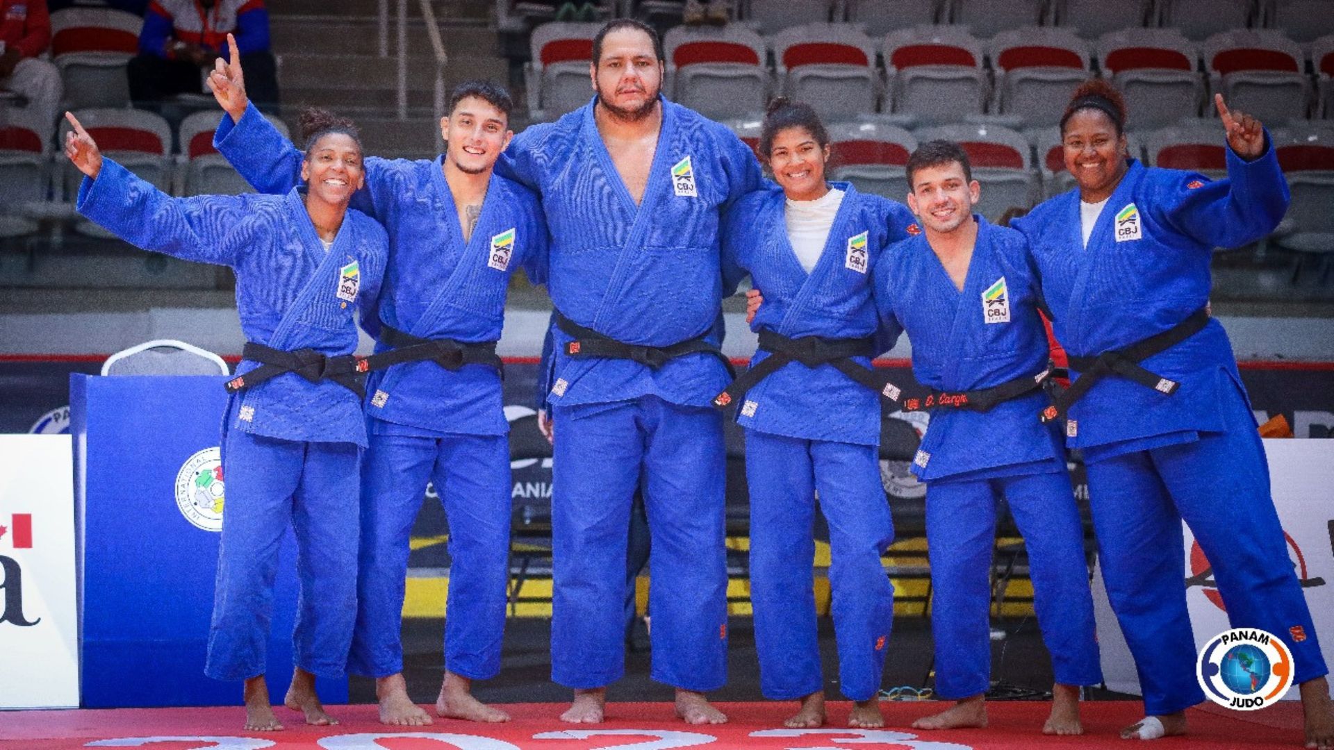 Brasil é campeão pan-americano por equipes de judô (Foto: Vanessa Zambotti/ @cp_judo)