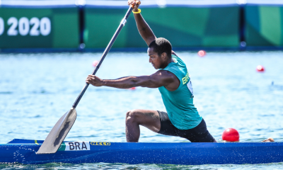 Jacky Godman compete no Brasileiro de canoagem velocidade