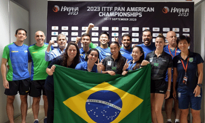 Equipes de Tênis de mesa do Brasil em Santiago-2023