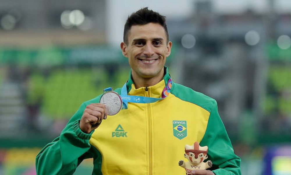 Augusto Dutra medalha de prata Jogos Pan-americanos salto com vara