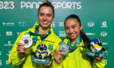 Bruna e Giulia Takahashi medalha de prata nas duplas femininas nos Jogos Pan-Americanos de Santiago-2023