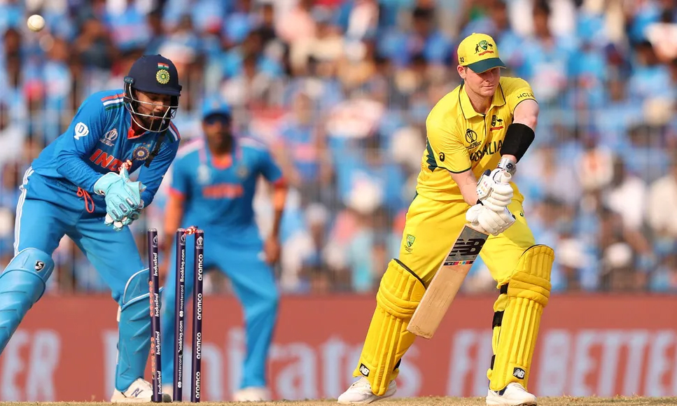 Na imagem, um jogo de críquete entre Austrália e Índia, um dos esportes propostos por Los Angeles 2028 para o Programa Olímpico.