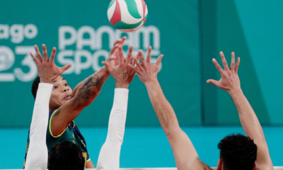 Jogos Pan-Americanos Santaigo-2023 sem desafio - lance do jogo entre Brasil e México