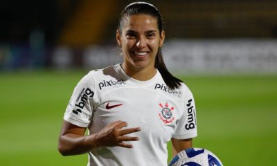 Atacante Millene, uma das destaques do Corinthians para o jogo contra o Libertad pela Libertadores Feminino (Rodrigo Gazzanel/Agência Corinthians)