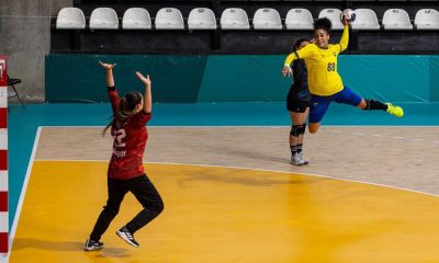Partida entre Brasil e Uruguai no handebol feminino pelo Pan de Santiago (Bruno Ruas/CBHb)