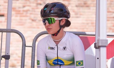 Tota Magalhães, principal atleta brasileira na prova de ciclismo de estrada (Reprodução/Instagram/@totamagalhaes)