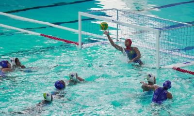 Estreia do Brasil no polo aquático feminino nos Jogos Pan-Americanos de Santiago-2023 (Marina Ziehe/COB)