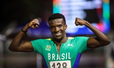 Felipe Bardi 100 m masculino nos Jogos Pan-Americanos de Santiago-2023