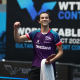Hugo Calderano comemora título no WTT Contender de Muscat