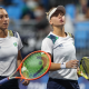 Luisa Stefani e Laura Pigossi juntas no tênis feminino da Olimpíada de Tóquio-2020