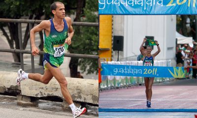 Na imagem, Vanderlei Cordeiro de Lima e Adriana Aparecida, que já ganharam medalhas para o Brasil.