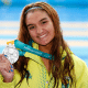 Maria Fernanda Costa com medalha de prata nos Jogos Pan-Americanos de Santiago 2023
