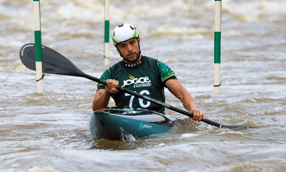 Pepê Gonçalves no K1 do Campeonato Brasileiro de Canoagem Slalom