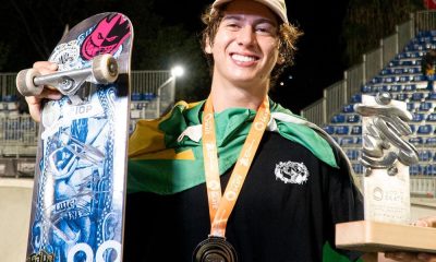 Luigi Cini é medalhista de prata no Mundial de Skate Park. (Foto: Elisa Conde / CBSK)