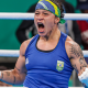 Bia Ferreira comemora ouro nos Jogos Pan-Americanos Santiago-2023