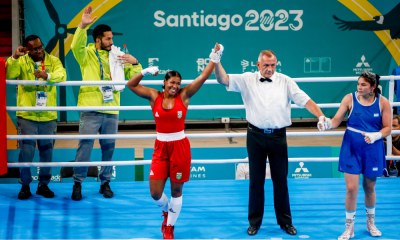 Viviane Pereira comemora vitória nos Jogos Pan-Americanos Santiago 2023