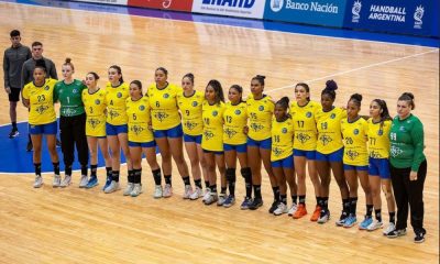 Brasil x Chile no Campeonato Sul Centro-Americano Júnior de handebol feminino