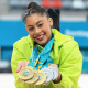 Barbara Domingos com medalhas nos Jogos Pan-Americanos de Santiago-2023