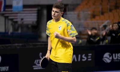 Lucas Romanski, jovem promessa brasileira no tênis de mesa (Divulgação/ITTF Américas)