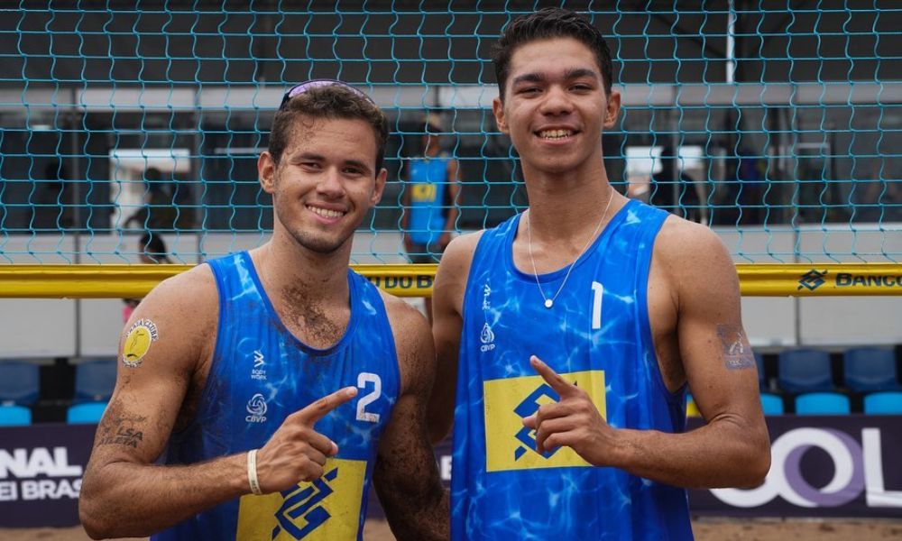 Dudu/Isac, dupla brasileira classificada no Mundial Sub-21 (Reprodução/Instagram/@isac_adolfo)