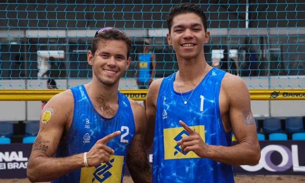 Dudu/Isac, dupla brasileira classificada no Mundial Sub-21 (Reprodução/Instagram/@isac_adolfo)