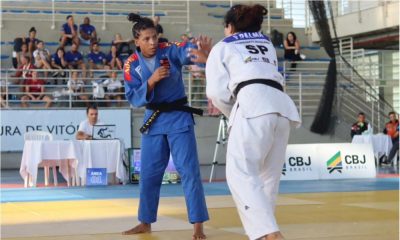 Judoca Rafaela Silva, uma das destaques do Brasileiro de Judô (Lara Monsores/CBJ)