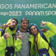 Leony, Rato e Mini Japa após classificatória do breaking nos Jogos Pan-Americanos de Santiago-2023