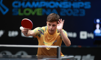 Lucas Romanski representa o Brasil no Mundial de Jovens de tênis de mesa (WTT)