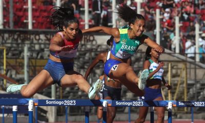 Marlene Santos conquista a medalha de prata nos 400 m com barreiras dos Jogos Pan-Americanos de Santiago-2023