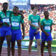 Atletas do Brasil do revezamento 4x100m masculino nos Jogos Pan-Americanos Santiago-2023