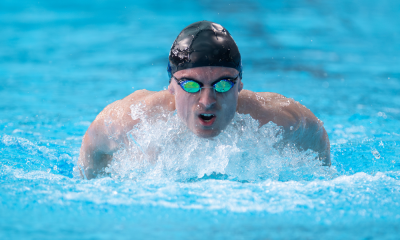 Roberto Alcalde nadando nos Jogos Parapan-americanos de Santiago-2023
