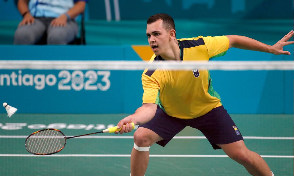 Rogério Oliveira é um dos brasileiros que vai disputar final no badminton dos Jogos Parapan-americanos de Santiago-2023